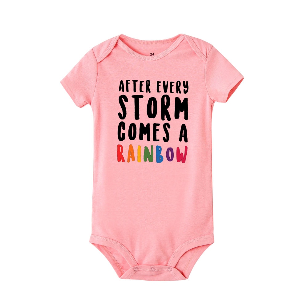 Cute Rainbow Baby Onesie